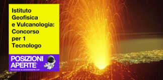 Istituto geofisica e vulcanologia - concorso per 1 tecnologo