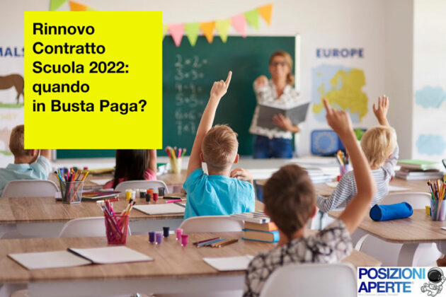 Rinnovo Contratto Scuola 2022 Quando In Busta Paga - News