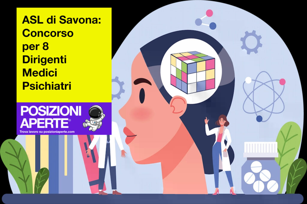 ASL di Savona - concorso per 8 dirigenti medici psichiatri