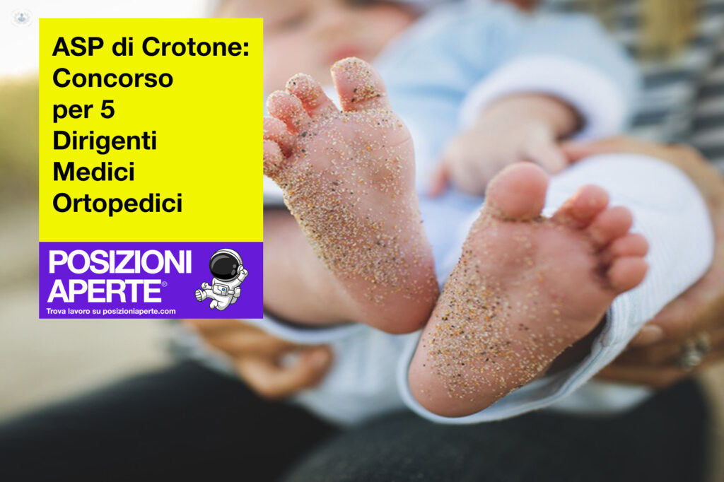 ASP di Crotone - concorso per 5 dirigenti medici ortopedici