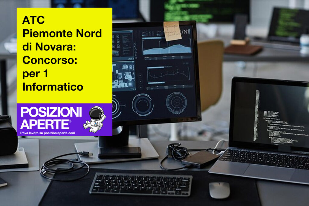 ATC Piemonte Nord di Novara - concorso per 1 informatico