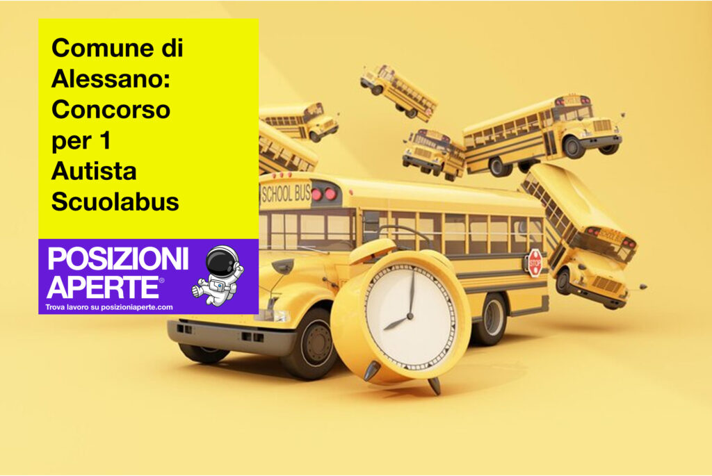 Comune di Alessano - concorso per 1 autista scuolabus