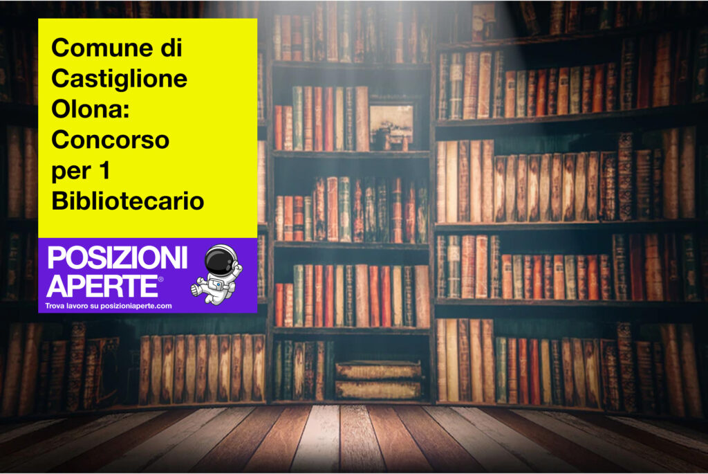 Comune di Castiglione Olona - concorso per 1 Bibliotecario