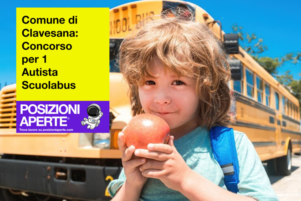 Comune di Clavesana - concorso per 1 autista scuolabus