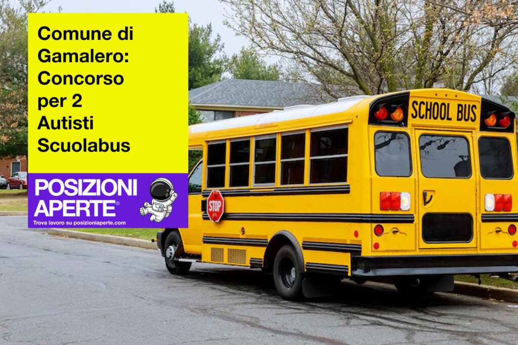 Comune di Gamalero - concorso per 2 autisti scuolabus