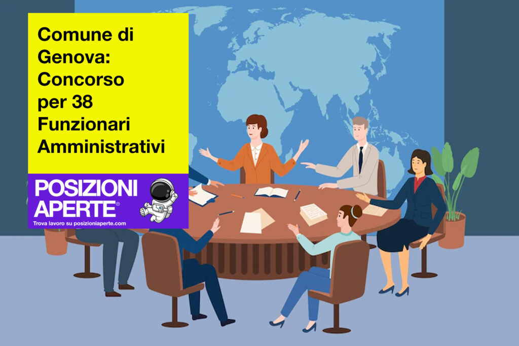Comune di Genova - concorso per 38 funzionari amministrativi