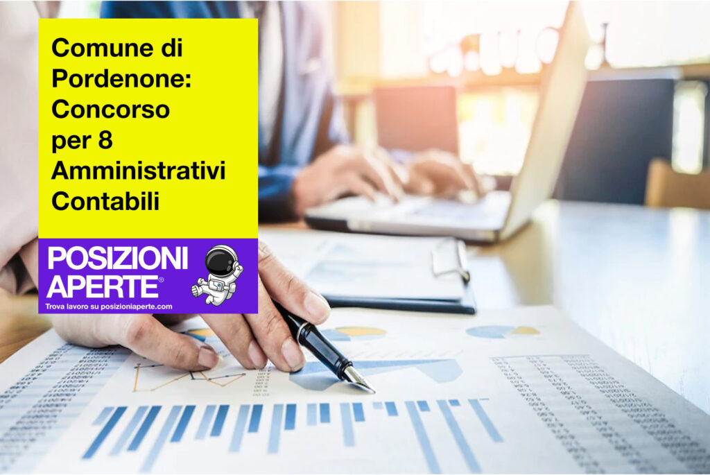Comune di Pordenone - concorso per 8 amministrativi contabili