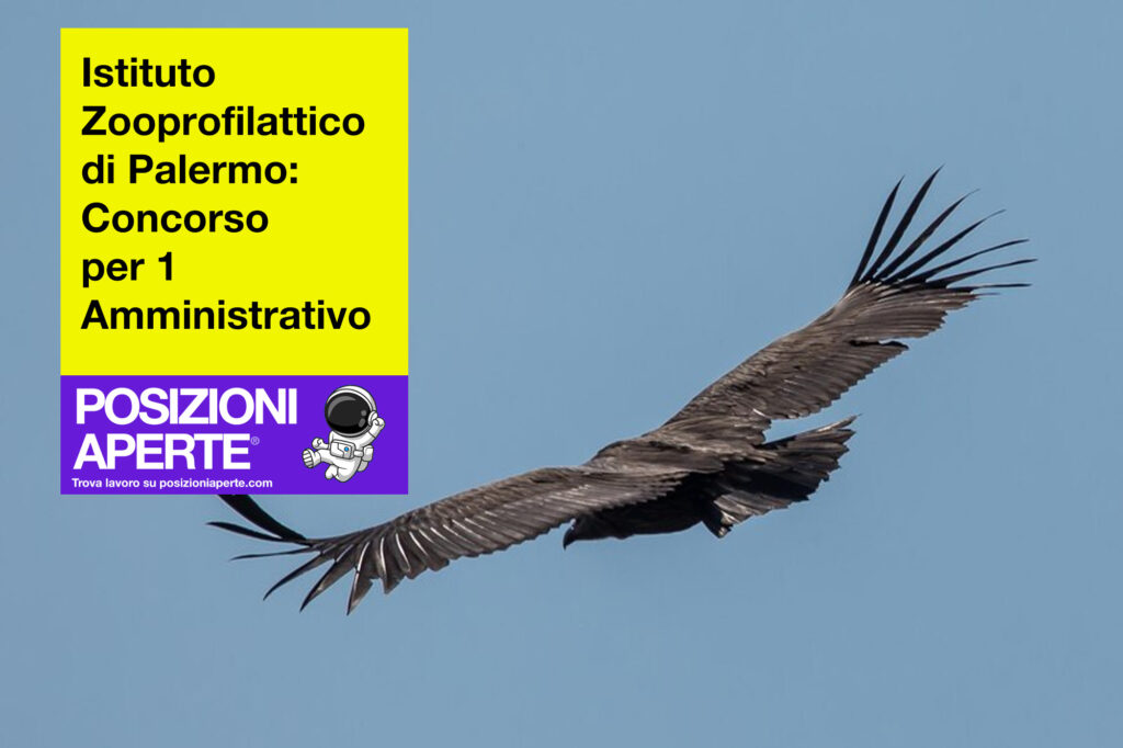 Istituto Zooprofilattico di Palermo - concorso per 1 Amministrativo