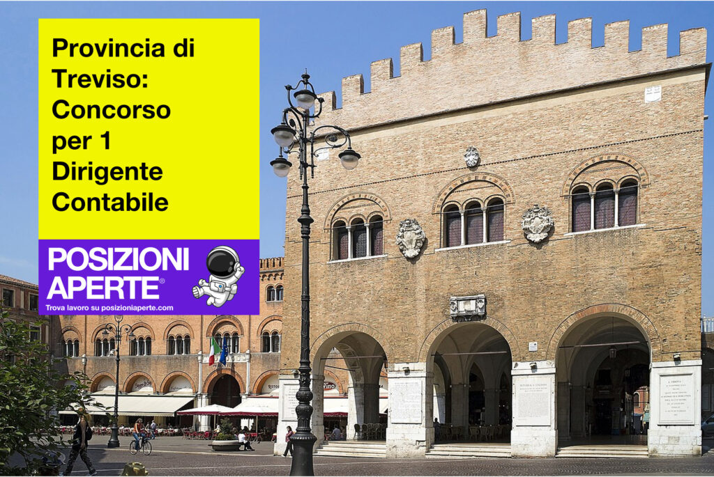Provincia di Treviso - concorso per 1 Dirigente Contabile