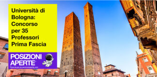 Università di Bologna - concorso per 35 professori prima fascia