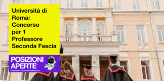 Università di Roma - concorso per 1 professore di seconda fascia