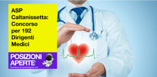 ASP Caltanissetta - concorso per 192 Dirigenti medici