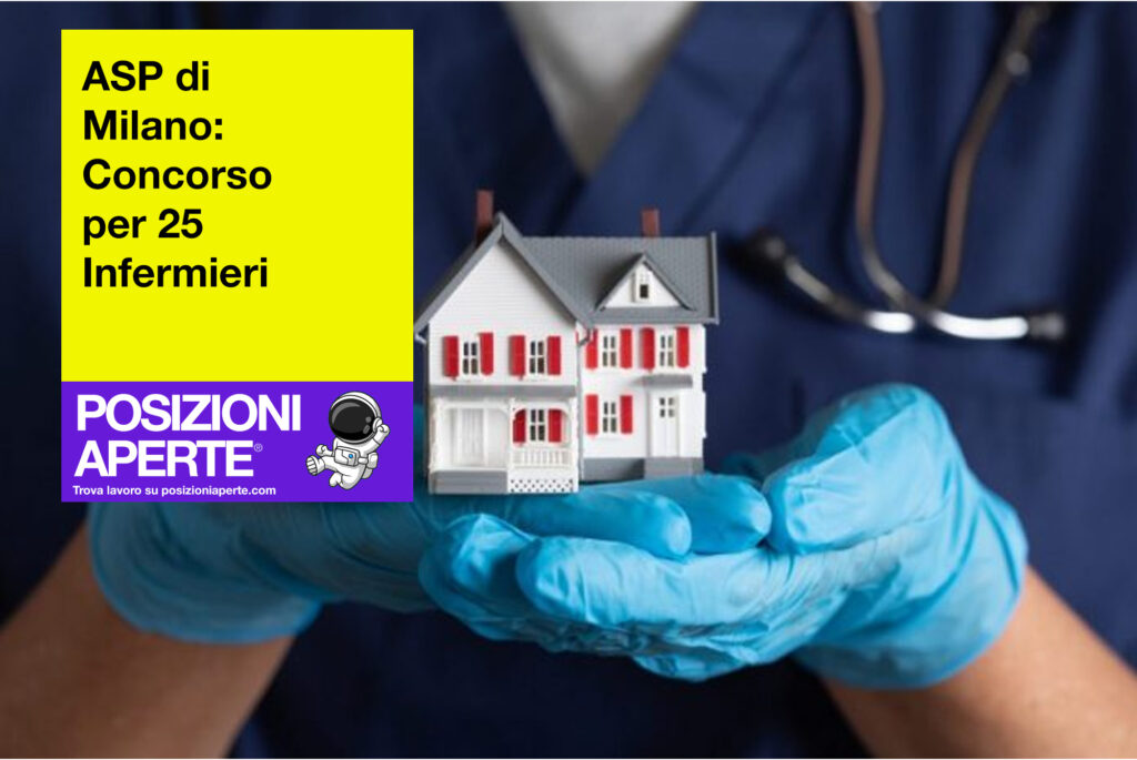 ASP di Milano - concorso per 25 infermieri