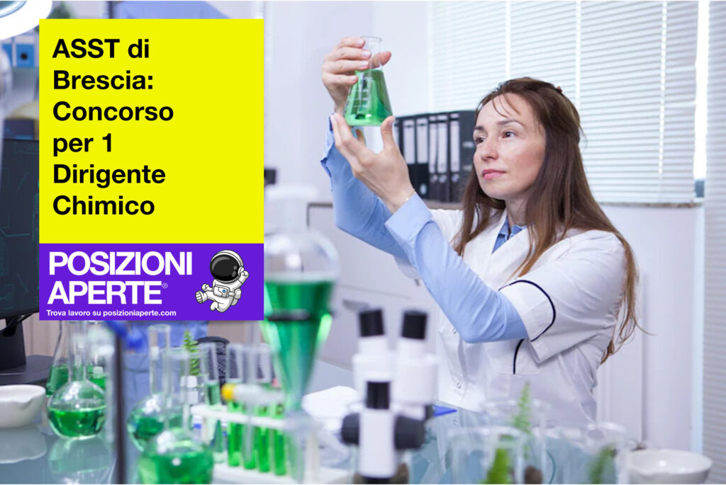 ASST di Brescia - concorso per 1 dirigente chimico