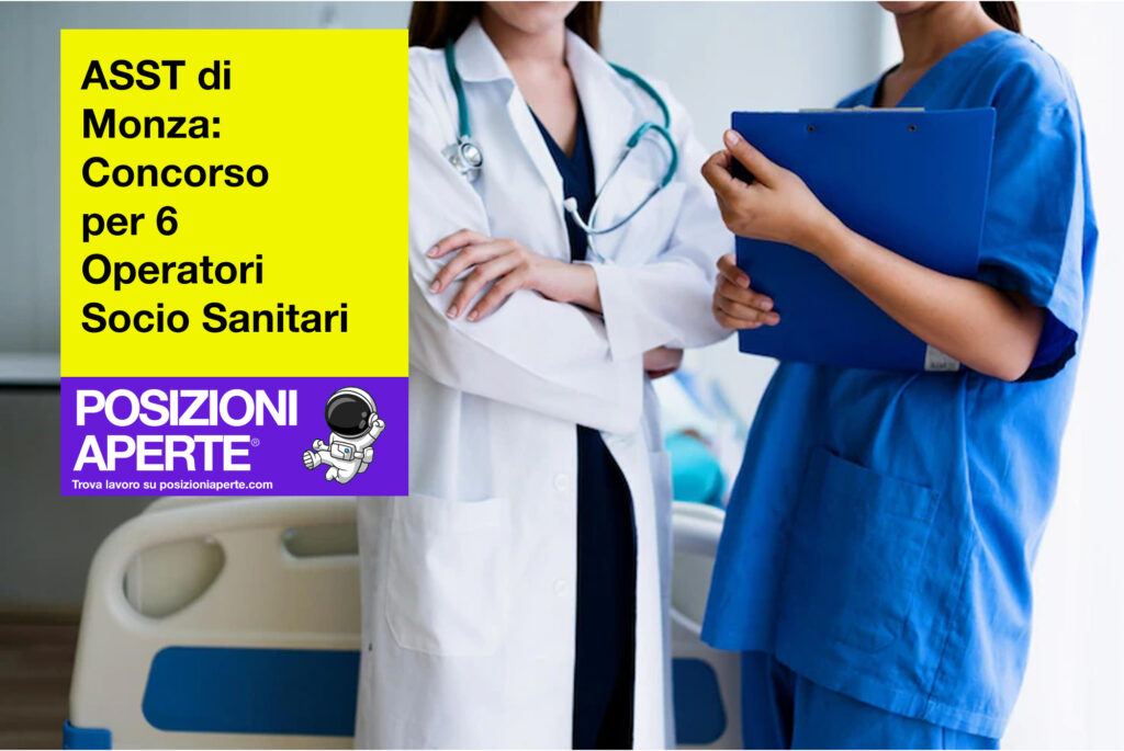 ASST di Monza - concorso per 6 operatori socio sanitari