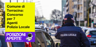 Comune di Terracina - concorso per 7 agenti polizia locale