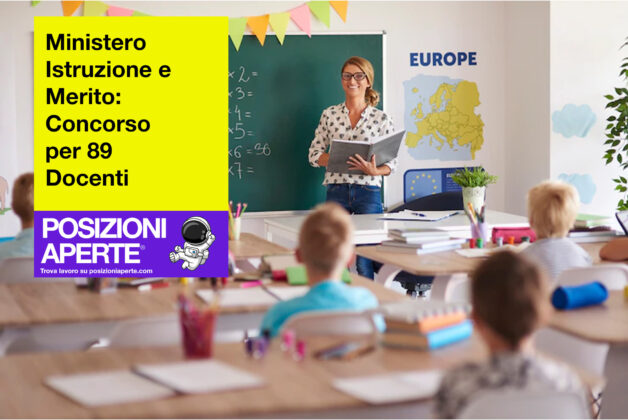 Ministero Istruzione E Merito: Concorso Per 89 Docenti