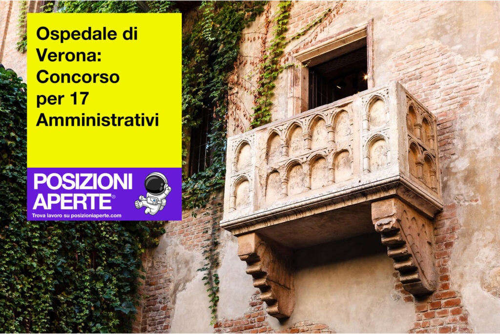 Ospedale di Verona - concorso per 17 amministrativi