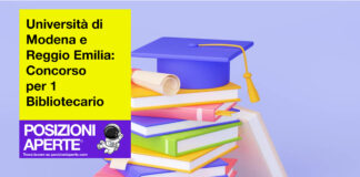 Università di Modena e Reggio Emilia - concorso per 1 Bibliotecario