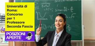 Università di Roma - concorso per 1 Professore Seconda Fascia