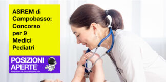 ASREM di Campobasso - concorso per 9 medici pediatri