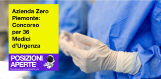 Azienda Zero Piemonte - concorso per 36 medici d'urgenza