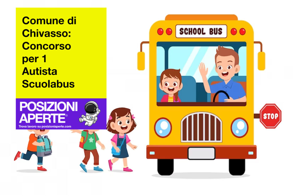Comune di Chivasso - concorso per 1 autista scuolabus