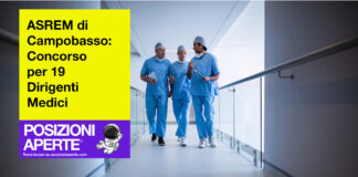 ASREM di Campobasso - concorso per 19 dirigenti medici