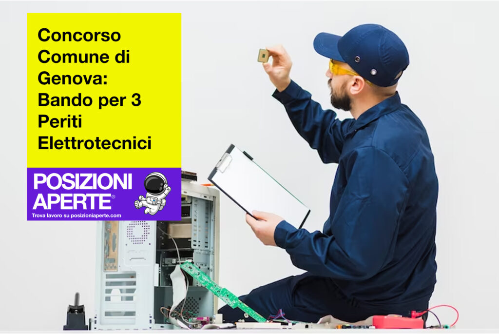 Concorso Comune di Genova - Bando per 3 Periti Elettrotecnici