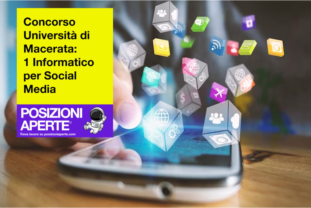 Concorso Università di Macerata - 1 Informatico per Social Media