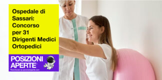 Ospedale di Sassari - concorso per 31 dirigenti medici ortopedici