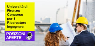 Università di Firenze - concorso per 1 ricercatore ingegnere
