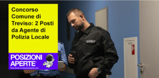 Concorso Comune di Treviso: 2 Posti da Agente di Polizia Locale