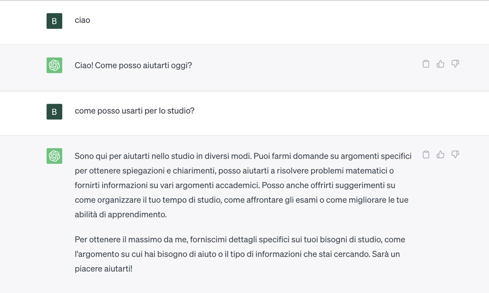Chat-Gpt-in-italiano