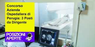 Concorso Azienda Ospedaliera di Perugia: 3 Posti da Dirigente