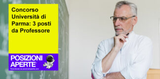Concorso Università di Parma: 3 posti da Professore
