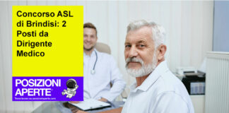Concorso ASL di Brindisi: 2 Posti da Dirigente Medico