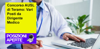Concorso AUSL di Teramo: Vari Posti da Dirigente Medico