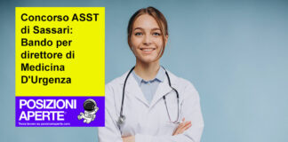 Concorso ASST di Sassari: Bando per direttore di Medicina D'Urgenza
