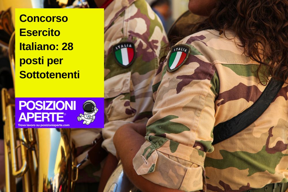 Concorso-Esercito-Italiano-28-posti-per-Sottotenenti