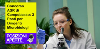 Concorso ASR di Campobasso: 2 Posti per Dirigenti Microbiologi