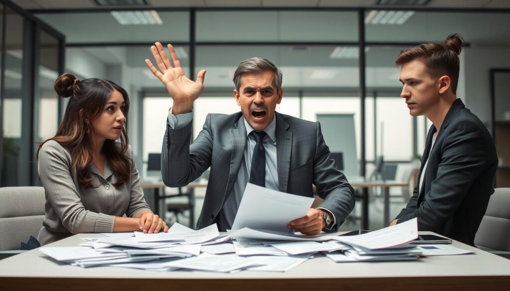 Se il datore di lavoro alza la voce cosa succede