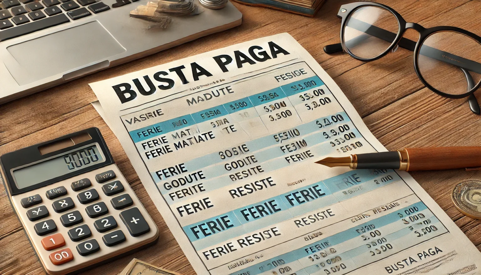 Come leggere le ferie in busta paga