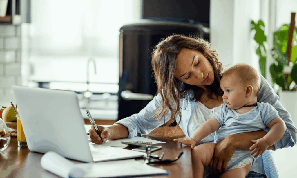 Lavoro a casa per mamme
